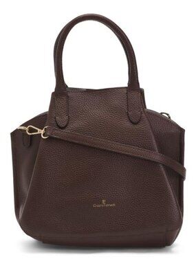 CHIARA FERRETTI Made In Italy Leather Side Wings Satchel